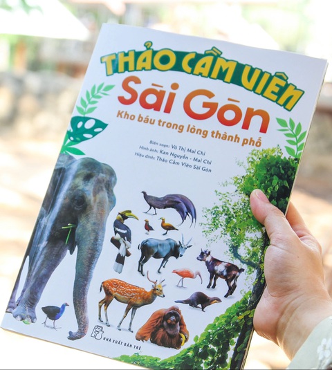 Thảo cầm viên là ký ức đẹp với người Sài Gòn- Ảnh 6. Sách Thảo cầm viên Sài Gòn - Kho báu trong lòng thành phố dày 160 trang - Ảnh: BTC