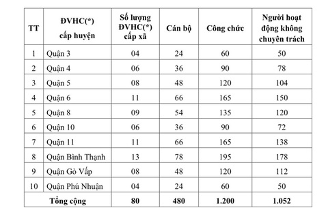 Phường, xã TP.HCM tăng bao nhiêu biên chế theo nghị quyết 98?- Ảnh 2. Phường, xã TP.HCM tăng bao nhiêu biên chế theo nghị quyết 98?- Ảnh 2.