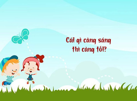 Câu đố hack não: Cái gì càng sáng thì càng tối?- Ảnh 1. Câu đố hack não: Cái gì càng sáng thì càng tối?- Ảnh 1.