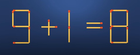 Thử tài IQ: Di chuyển một que diêm để 2+5=9 thành phép tính đúng- Ảnh 5. Thử tài IQ: Di chuyển một que diêm để 2+5=9 thành phép tính đúng- Ảnh 5.