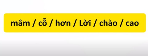 Thử tài tiếng Việt: Sắp xếp các từ sau thành câu có nghĩa (P33)- Ảnh 3. Thử tài tiếng Việt: Sắp xếp các từ sau thành câu có nghĩa (P33)- Ảnh 3.