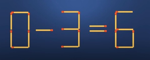 Thử tài IQ: Di chuyển một que diêm để 0-9=9 thành phép tính đúng- Ảnh 5.