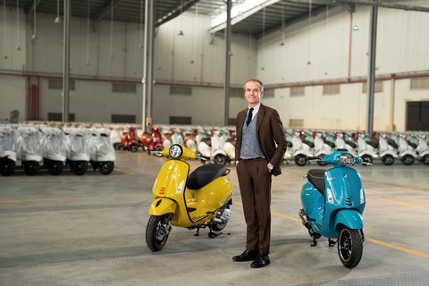 Ông Gianluca Fiume, tổng giám đốc Piaggio Việt Nam kiêm chủ tịch Piaggio khu vực châu Á - Thái Bình Dương - Ảnh: Ông Gianluca Fiume, tổng giám đốc Piaggio Việt Nam kiêm chủ tịch Piaggio khu vực châu Á - Thái Bình Dương - Ảnh: YẾN NHI