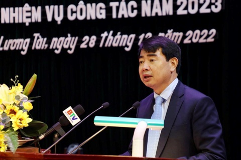 Ông Lê Tuấn Hồng - bí thư Huyện ủy Lương Tài, tỉnh Bắc Ninh - từng bị kỷ luật cảnh cáo vì vi phạm trong quản lý đất đai - Ảnh: BAC NINH Ông Lê Tuấn Hồng - bí thư Huyện ủy Lương Tài, tỉnh Bắc Ninh - từng bị kỷ luật cảnh cáo vì vi phạm trong quản lý đất đai - Ảnh: BẮC NINH