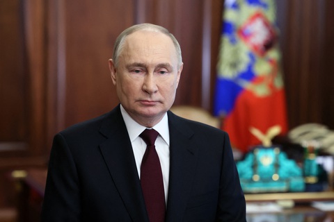 Tổng thống Putin là ứng cử viên hàng đầu cho kỳ bầu cử lần này - Ảnh: AFP Tổng thống Putin là ứng cử viên hàng đầu cho kỳ bầu cử lần này - Ảnh: AFP