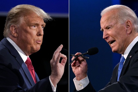 Bầu cử tổng thống Mỹ 2024 sẽ là cuộc tái đấu giữa ông Donald Trump (trái) và ông Joe Biden - Ảnh: Vox Bầu cử tổng thống Mỹ 2024 sẽ là cuộc tái đấu giữa ông Donald Trump (trái) và ông Joe Biden - Ảnh: Vox
