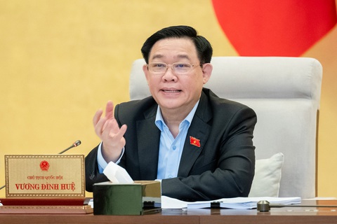 Chủ tịch Quốc hội Vương Đình Huệ: 'Hà Nội rất tuyệt vời, chỉ mỗi không khí là tệ quá'- Ảnh 1. Chủ tịch Quốc hội Vương Đình Huệ - Ảnh: GIA HÂN