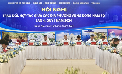 TP.HCM và Đông Nam Bộ đang đẩy nhanh nhiều dự án trọng điểm- Ảnh 1. Các đại biểu tại hội nghị chiều 15-3 - Ảnh: CHÂU TUẤN