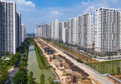 Vành đai 3 TP.HCM có thể chậm 11 tháng, chủ đầu tư nói gì?- Ảnh 1. Vành đai 3 TP.HCM qua địa bàn TP Thủ Đức - Ảnh: CHÂU TUẤN