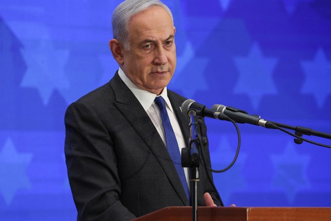 Thủ tướng Israel: Vẫn đánh Rafah mặc áp lực quốc tế- Ảnh 1. Thủ tướng Israel Benjamin Netanyahu - Ảnh: REUTERS