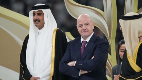 Tin tức thể thao sáng 17-3: Chủ tịch FIFA Infantino được tăng 33% lương; Man City vào bán kết Cúp FA- Ảnh 1. Chủ tịch FIFA Infantino được tăng 33% lương - Ảnh: Getty