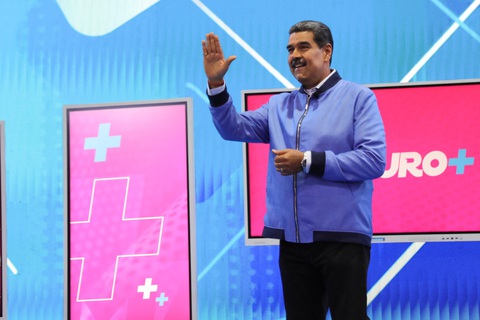 Tổng thống Venezuela Nicolas Maduro tranh cử nhiệm kỳ 3 - Ảnh: AFP Tổng thống Venezuela Nicolas Maduro tranh cử nhiệm kỳ 3 - Ảnh: AFP