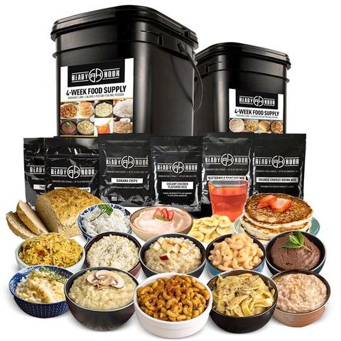 Công ty My Patriot Supply (Mỹ) quảng bá combo thức ăn trong 4 tuần cung cấp đủ hơn 2.000 calo/ngày - Ảnh: mypatriotsupply.com Công ty My Patriot Supply (Mỹ) quảng bá combo thức ăn trong 4 tuần cung cấp đủ hơn 2.000 calo/ngày - Ảnh: mypatriotsupply.com