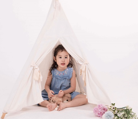 Ảo thuật gia nhí Bảo Long lần đầu hé lộ câu chuyện về em gái- Ảnh 2. Cô em út Jasmine của Bảo Long