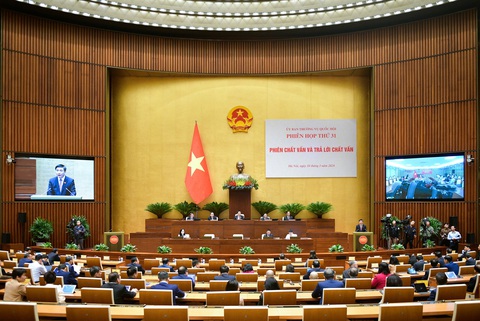 Tham dự phiên chất vấn tại điểm cầu Nhà quốc hội, Tham dự phiên chất vấn tại điểm cầu Nhà Quốc hội