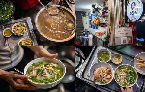 Bí quyết hấp dẫn của phở gà Nguyệt nằm ở nồi nước dùng, được ninh trong hơn 12 tiếng đồng hồ - Ảnh: Linh Pham/ MICHELIN Guide Việt Nam Bí quyết hấp dẫn của phở gà Nguyệt nằm ở nồi nước dùng, được ninh trong hơn 12 tiếng đồng hồ - Ảnh: Linh Pham/ MICHELIN Guide Việt Nam