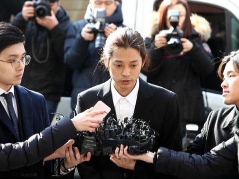 Jung Joon Young khi bị triệu tập vào năm 2019 - Ảnh: Getty Images Jung Joon Young khi bị triệu tập vào năm 2019 - Ảnh: Getty Images