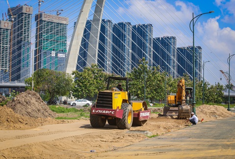 Bờ sông Sài Gòn phía Thủ Thiêm thay đổi rực rỡ- Ảnh 13. Bờ sông Sài Gòn phía Thủ Thiêm thay đổi rực rỡ- Ảnh 13.