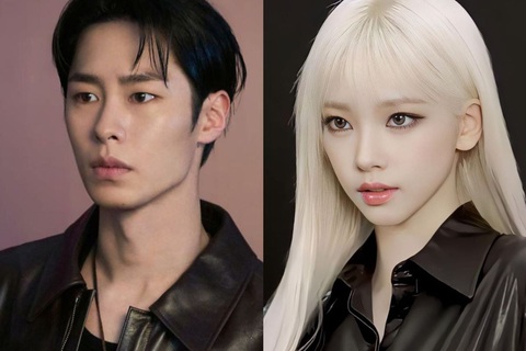 Karina của (aespa) và nam diễn viên Lee Jae-wook Karina của aespa và nam diễn viên Lee Jae Wook