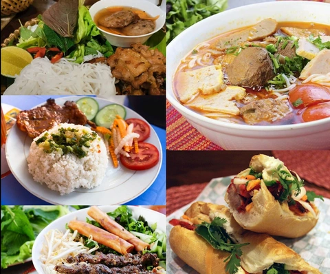 Phở, cơm tấm, bánh mì luôn vào top các món ngon nên ăn khi đến Việt Nam- Ảnh 1. Một số món ăn do TasteAtlas đề xuất