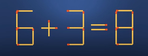 Thử tài IQ: Di chuyển một que diêm để 9+7=4+5 thành phép tính đúng- Ảnh 3. Thử tài IQ: Di chuyển một que diêm để 9+7=4+5 thành phép tính đúng- Ảnh 3.