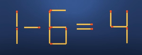 Thử tài IQ: Di chuyển một que diêm để 9+7=4+5 thành phép tính đúng- Ảnh 5. Thử tài IQ: Di chuyển một que diêm để 9+7=4+5 thành phép tính đúng- Ảnh 5.
