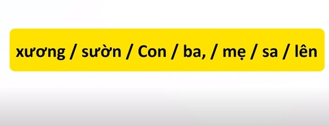 Thử tài tiếng Việt: Sắp xếp các từ sau thành câu có nghĩa (P39)- Ảnh 1. Thử tài tiếng Việt: Sắp xếp các từ sau thành câu có nghĩa (P39)- Ảnh 1.