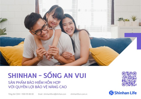 Shinhan Life Việt Nam ra mắt sản phẩm bảo hiểm ‘Shinhan - Sống An Vui’- Ảnh 1. Shinhan Life Việt Nam ra mắt sản phẩm bảo hiểm ‘Shinhan - Sống An Vui’- Ảnh 1.