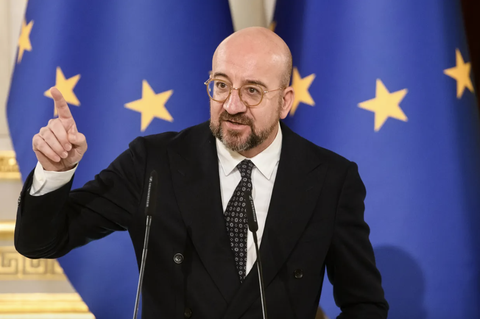 Chủ tịch Hội đồng châu Âu (EC) Charles Michel - Ảnh: KYIV INDEPENDENT Chủ tịch Hội đồng châu Âu (EC) Charles Michel - Ảnh: KYIV INDEPENDENT
