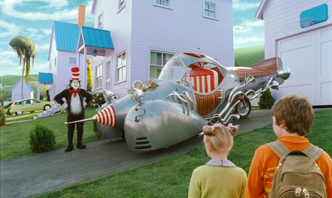 Warner Bros. ấn định ngày ra mắt cho phim hoạt hình mới- Ảnh 4. The Cat in the Hat phiên bản live-action năm 2003.