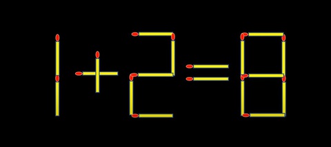 Thử tài IQ: Di chuyển một que diêm để 9+1=2-8 thành phép tính đúng- Ảnh 5. Thử tài IQ: Di chuyển một que diêm để 9+1=2-8 thành phép tính đúng- Ảnh 5.