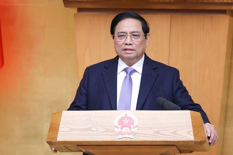 Thủ tướng yêu cầu tìm cách thu hút, giữ chân các tập đoàn công nghệ thế giới- Ảnh 3. Thủ tướng yêu cầu thảo luận các giải pháp về thúc đẩy các động lực tăng trưởng - Ảnh: VGP