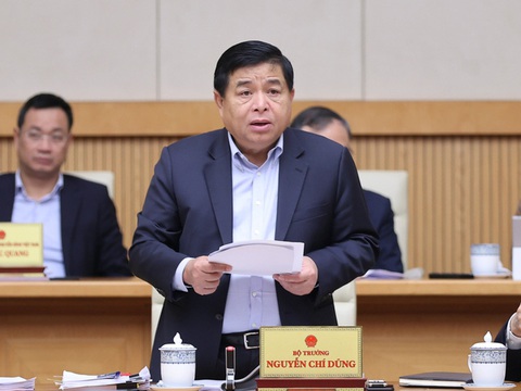 Bộ trưởng Nguyễn Chí Dũng: Doanh nghiệp có niềm tin phục hồi, đơn hàng tăng trở lại- Ảnh 1. Bộ trưởng Bộ Kế hoạch và Đầu tư Nguyễn Chí Dũng - Ảnh: VGP