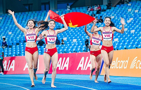 Điền kinh Việt Nam hy vọng có vé đến Olympic Paris nội dung 4x400m tiếp sức nữ - Ảnh: NAM TRẦN Điền kinh Việt Nam hy vọng có vé đến Olympic Paris nội dung 4x400m tiếp sức nữ - Ảnh: NAM TRẦN