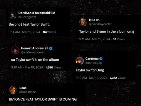Beyoncé công bố bìa album mới, Taylor Swift có góp giọng?- Ảnh 5. Nhiều khán giả mong Beyoncé và Taylor Swift hợp tác cùng nhau trong sản phẩm mới