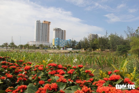 Cocobay Đà Nẵng đang xin chuyển đổi công năng các khối nhà- Ảnh 3. Dự án Cocobay Đà Nẵng từng được quảng cáo rầm rộ một thời nay chịu cảnh đìu hiu - Ảnh: TRƯỜNG TRUNG