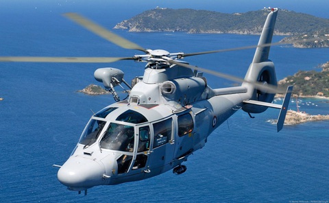 Trực thăng Hải quân Pháp - Ảnh: SEAFORCES.ORG Trực thăng AS565 Panther của Hải quân Pháp được cho là đã thực hiện nhiệm vụ đánh chặn UAV Houthi trên Biển Đỏ - Ảnh: SEAFORCES.ORG