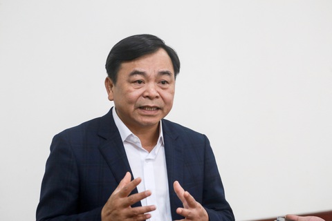 'Không thực hiện' việc dẫn nước ngọt từ sông Đồng Nai về Bến Tre- Ảnh 1. Thứ trưởng Nguyễn Hoàng Hiệp cho biết sẽ không thực hiện việc dẫn nước từ sông Đồng Nai về Bến Tre - Ảnh: C.TUỆ