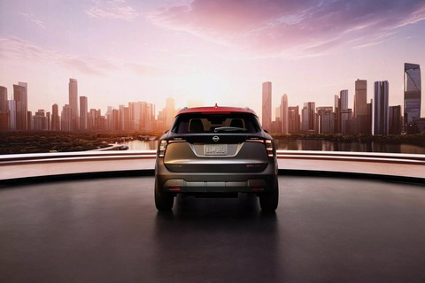 Nissan Kicks 2024 ra mắt: Cải tiến mọi mặt, lột xác như xe Hàn- Ảnh 4. Đuôi xe cải tiến khá phong cách với đèn hậu đa tầng và cửa hậu cùng cản sau cơ bắp - Ảnh: Nissan