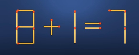 Thử tài IQ: Di chuyển một que diêm để 4+7=3 thành phép tính đúng- Ảnh 3.