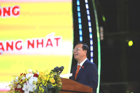 Ông Ngô Thanh Danh phát biểu tại lễ kỷ niệm 20 năm ngày thành lập tỉnh - Ảnh: TRUNG TÂN Ông Ngô Thanh Danh phát biểu tại lễ kỷ niệm 20 năm ngày thành lập tỉnh - Ảnh: TRUNG TÂN