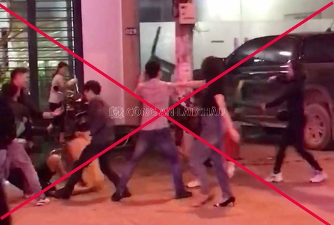 Nhóm người hỗn chiến tại phố đi bộ Hoàng Diệu, thành phố Lai Châu bị tạm giữ hình sự - Ảnh: CÔNG AN LAI CHÂU Nhóm người hỗn chiến tại phố đi bộ Hoàng Diệu, thành phố Lai Châu bị tạm giữ hình sự - Ảnh: CÔNG AN LAI CHÂU