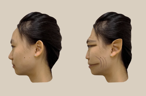 Mắc hội chứng lạ, người đàn ông nhìn người hóa quỷ- Ảnh 5. Khi ông Sharrah nhìn ngang, phần đầu của tất cả mọi người đều trở nên bẹp và dài - Ảnh: A.MELLO ET AL