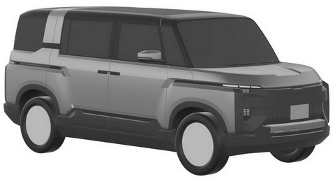 Toyota cân nhắc làm MPV 'địa hình', bộ khung tương đồng Innova Cross- Ảnh 1. Ảnh đăng ký bản quyền của một dòng MPV mới tới từ Toyota rò rỉ tại Nhật Bản - Ảnh: Carscoops