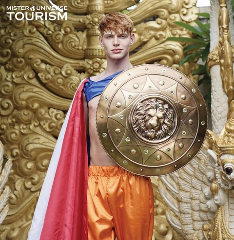Thiết kế của Hà Lan chưa tạo được sự nồi bật - Ảnh: Fanpage Mister Universe Tourism Thiết kế của Hà Lan chưa tạo được sự nổi bật - Ảnh: Fanpage Mister Universe Tourism