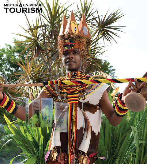 Thiết kế của Uganda được đánh giá cao trong số các thiết kế - Ảnh: Fanpage Mister Universe Tourism Thiết kế của Uganda được đánh giá cao trong số các thiết kế - Ảnh: Fanpage Mister Universe Tourism