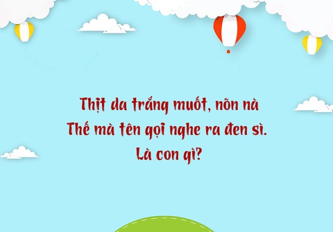Câu đố hack não: Con gì có hai đầu giống nhau?- Ảnh 3. Câu đố hack não: Con gì có hai đầu giống nhau?- Ảnh 3.