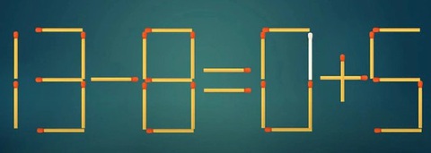 Thử tài IQ: Di chuyển một que diêm để 7+3=5-5 thành phép tính đúng- Ảnh 4.