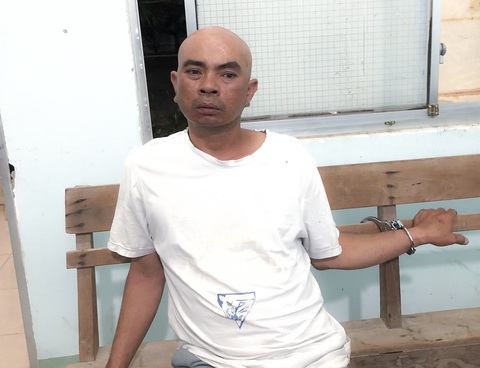 Đối tượng Trần Phạm Thái tại cơ quan Công an - Ảnh: Công an cung cấp Trần Phạm Thái - kẻ đâm chết anh Nguyễn Trường Thọ - tại cơ quan công an - Ảnh: Công an cung cấp