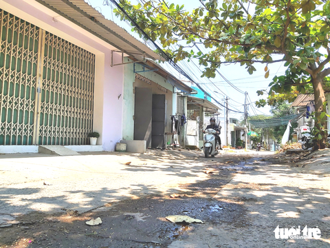 Ra tòa, cựu cán bộ địa chính khai 'vừa làm vừa học, không đọc kỹ Luật Đất đai'- Ảnh 2. Khu vực đất mà doanh nghiệp đã thuê và sau đó phân lô bán - Ảnh: ĐOÀN CƯỜNG